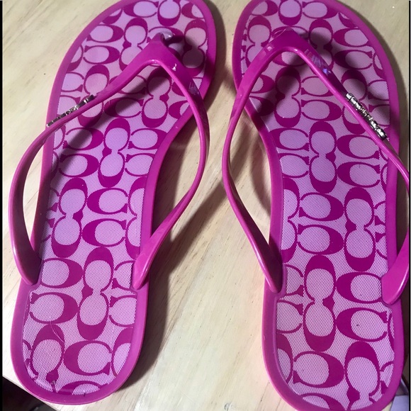 Shoes - 🏝Coach Flip Flops